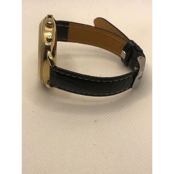 Fossil Q FTW1201 Women's Black Leather Analog Silver Dial Hybrid Smart Watch OL2 - Picture 8 of 9